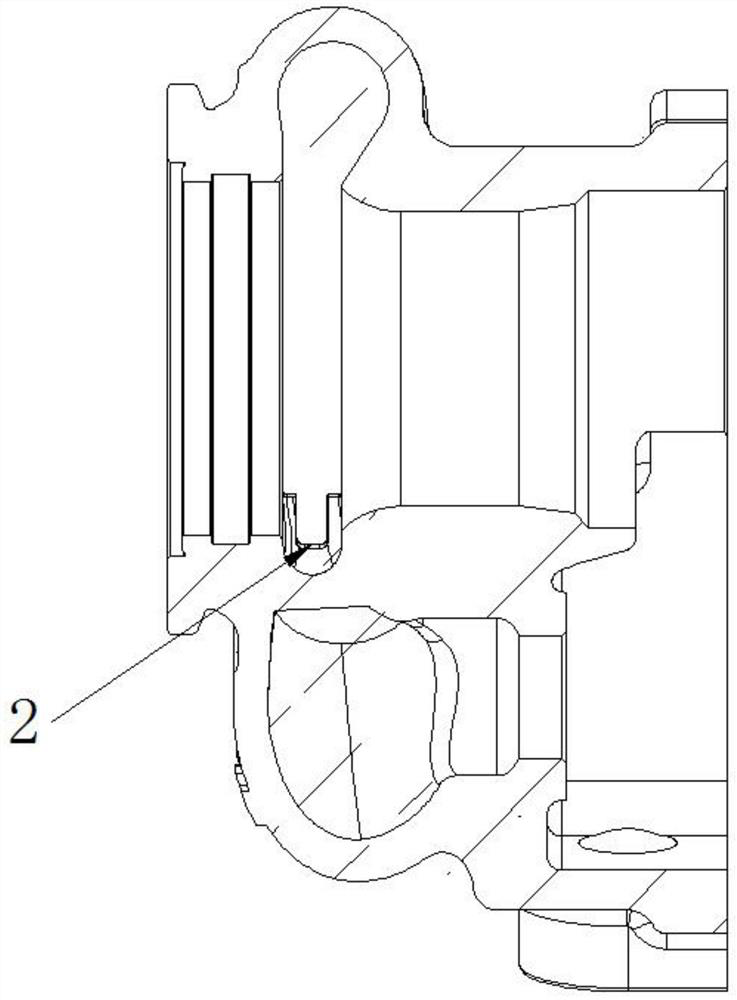 Turbine shell laryngeal structure