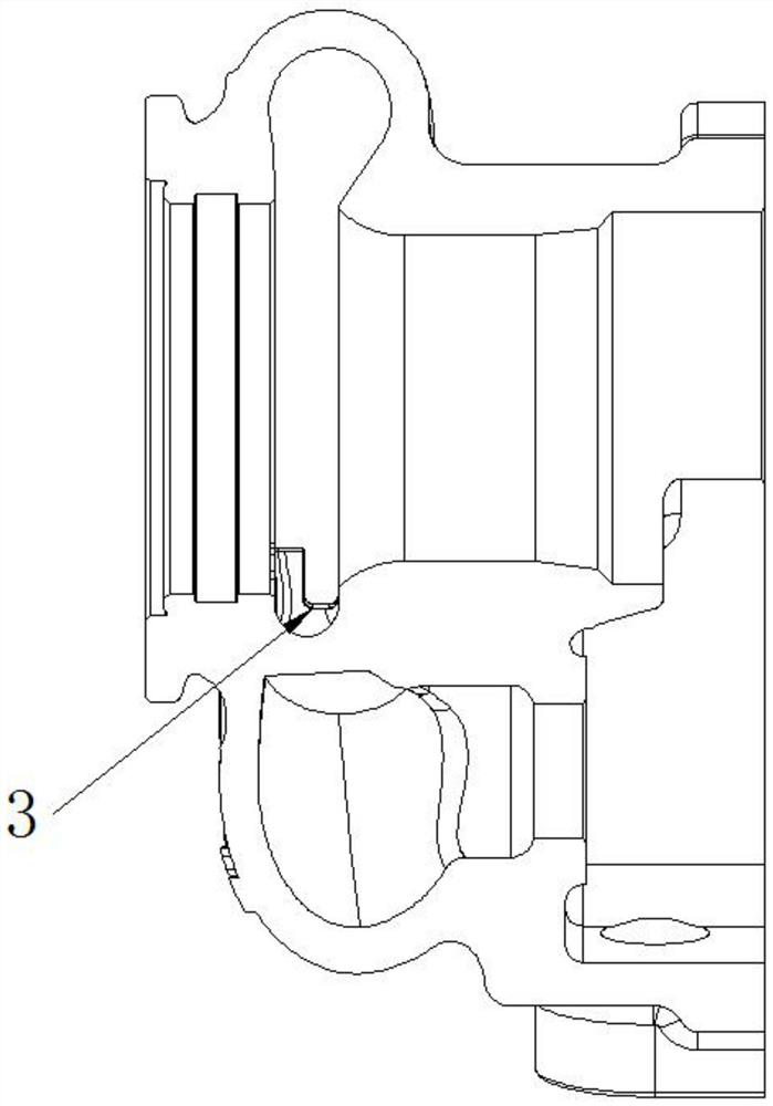 Turbine shell laryngeal structure