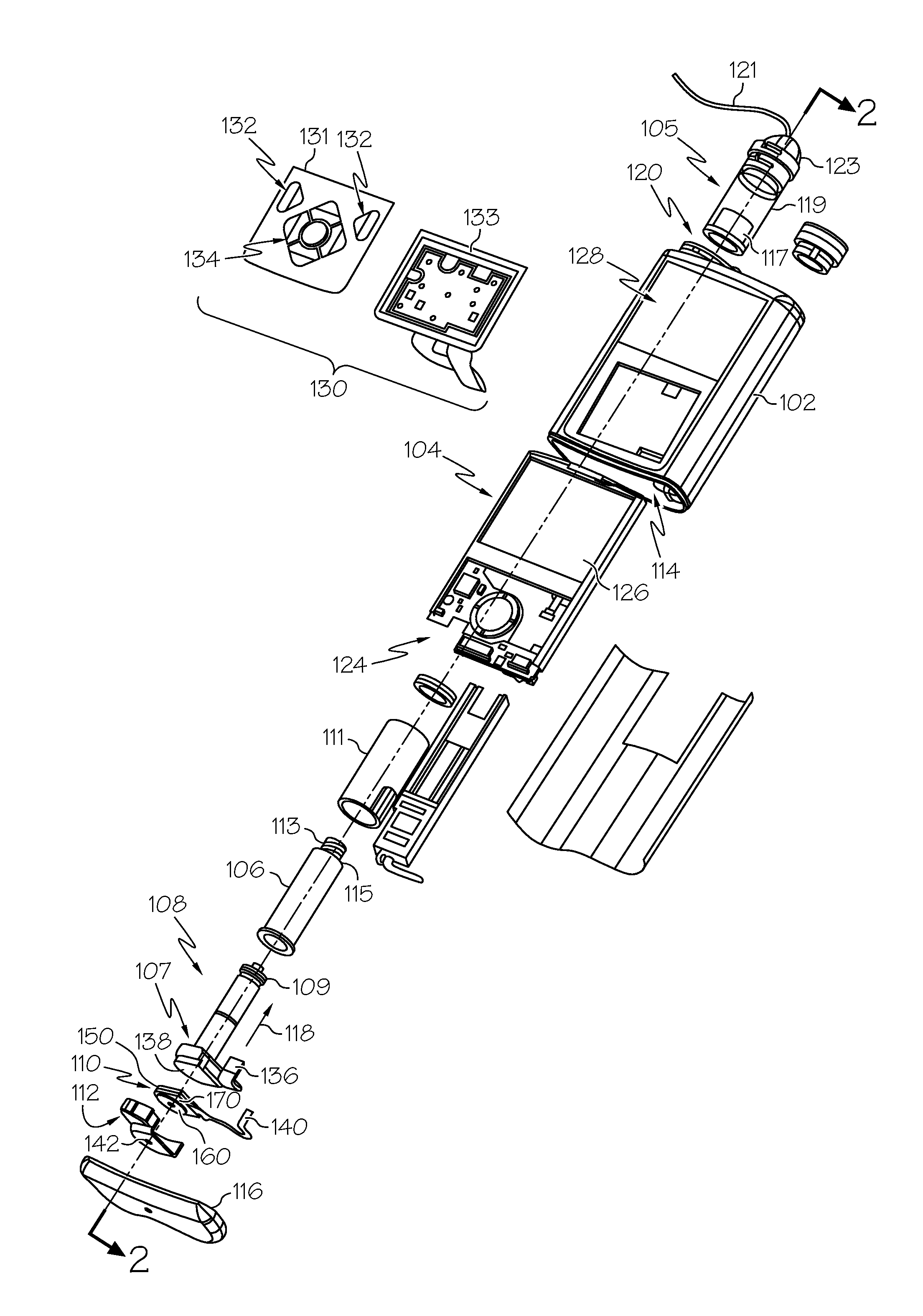 Sensor assembly and medical device incorporating same