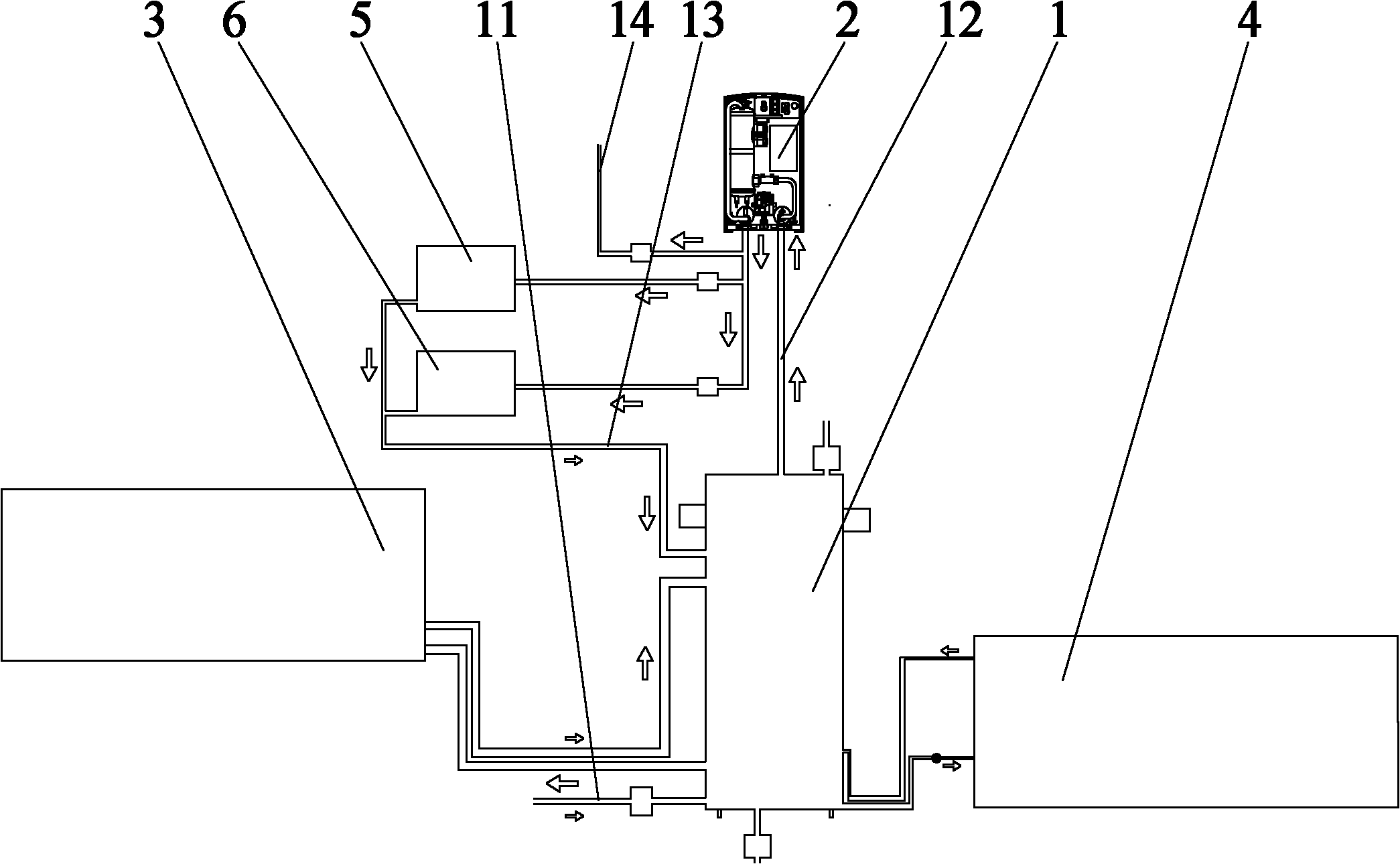 Instant solar heating system