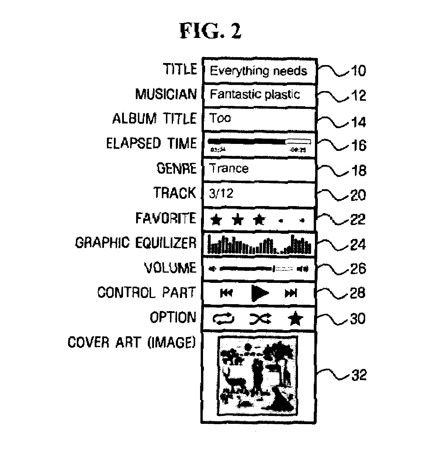 Apparatus and method for displaying variable-sized, grouped display information on touch screen