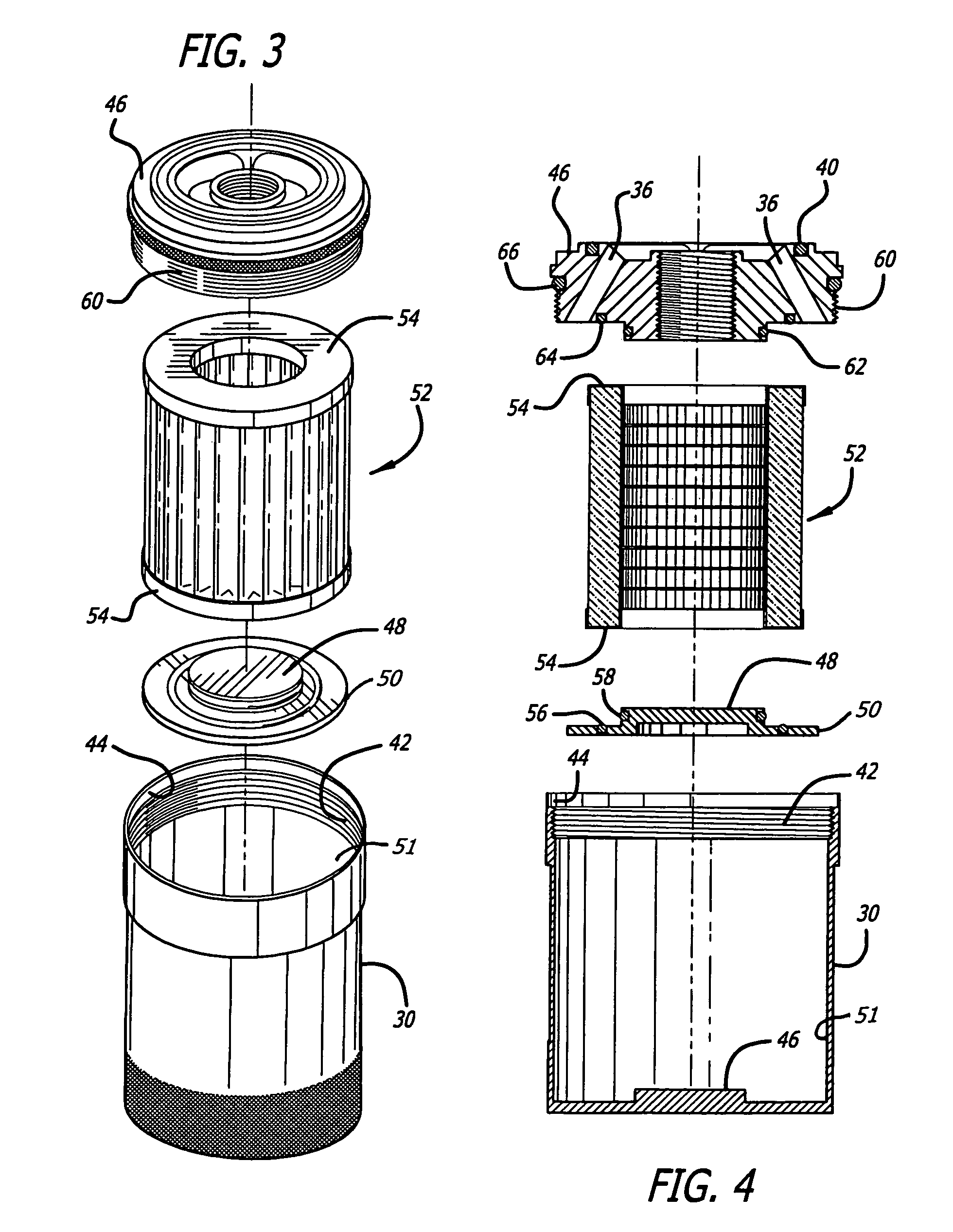 Reusable cartridge oil filter