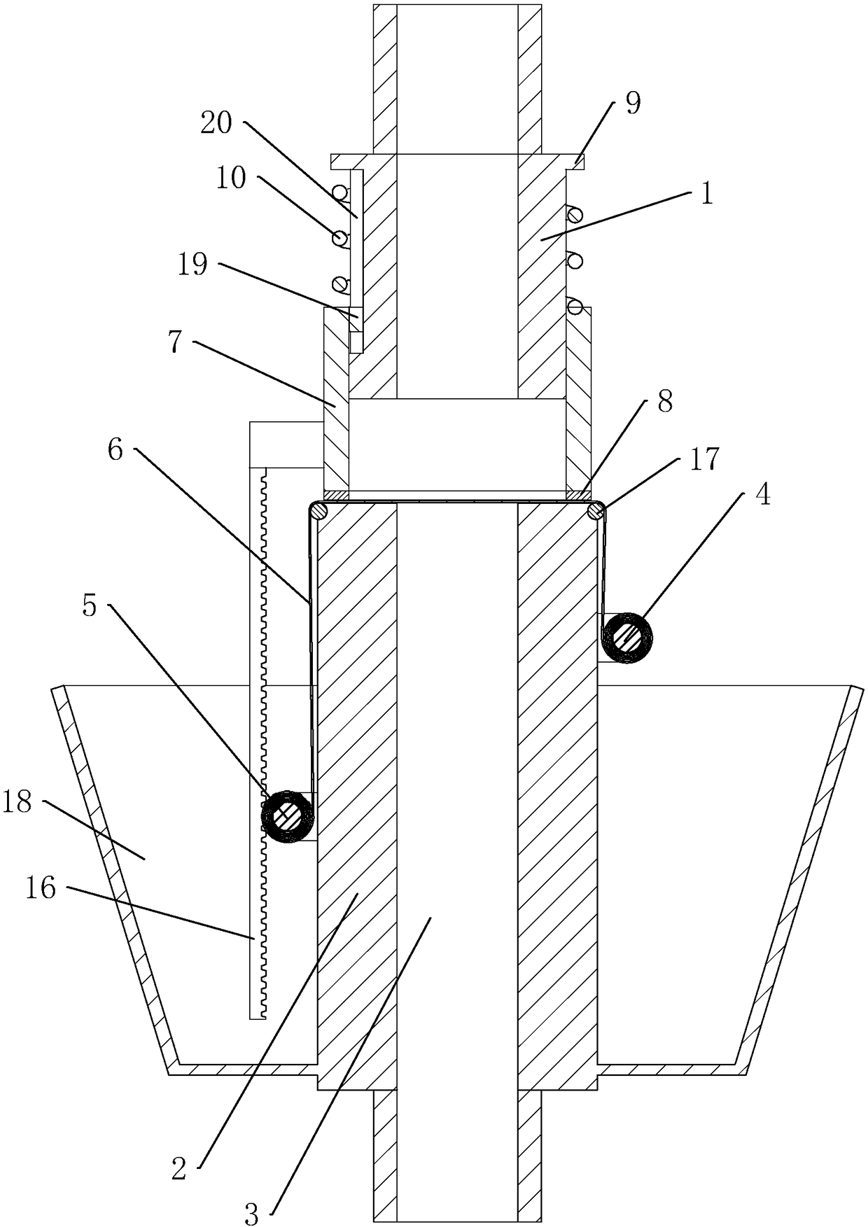 Sewer pipe filtering device