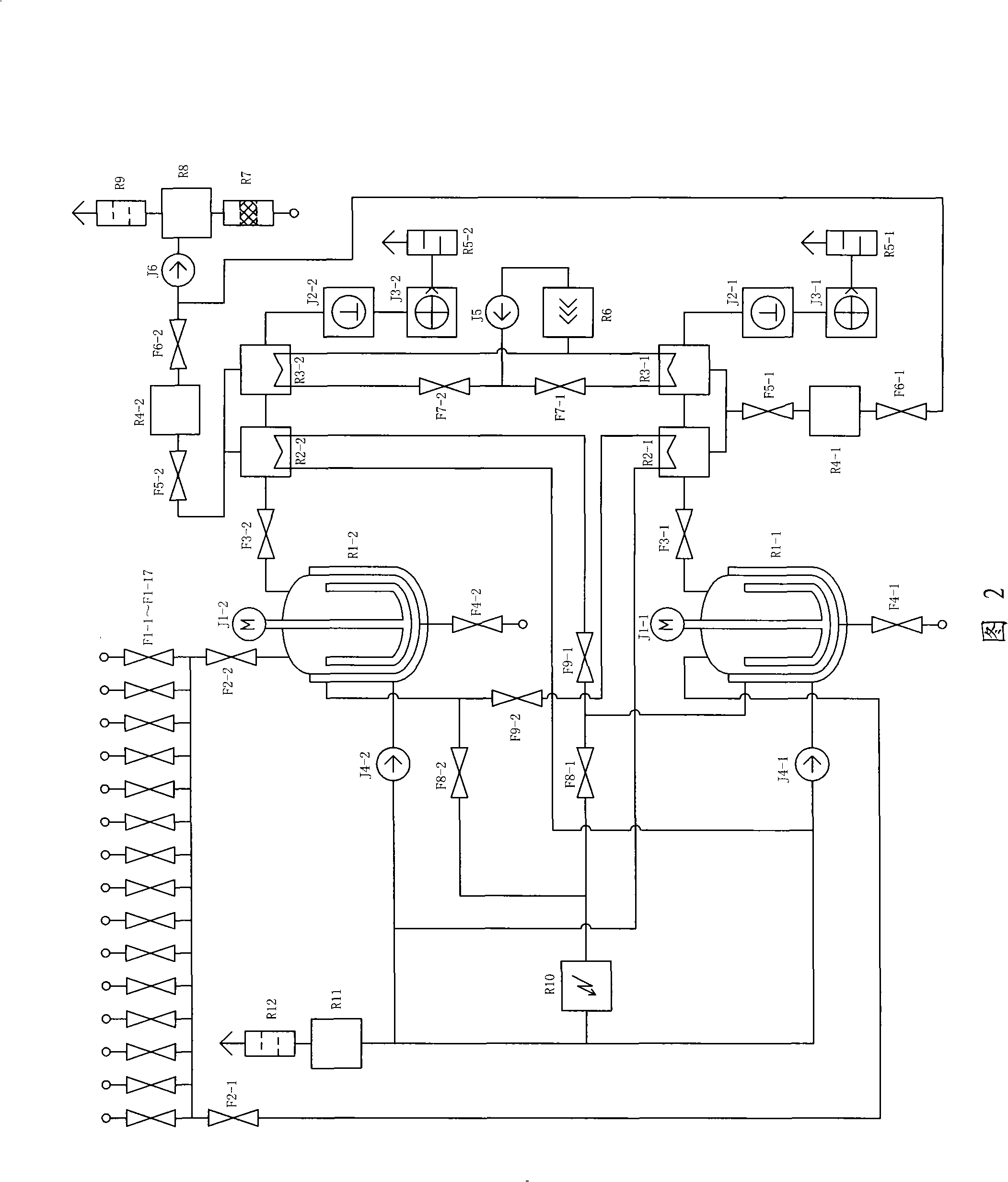 Vacuum collection and vacuum treatment process of fecal sewage and equipment thereof