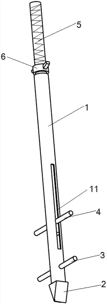 Top pushing type water pipe connecting tool and use method thereof