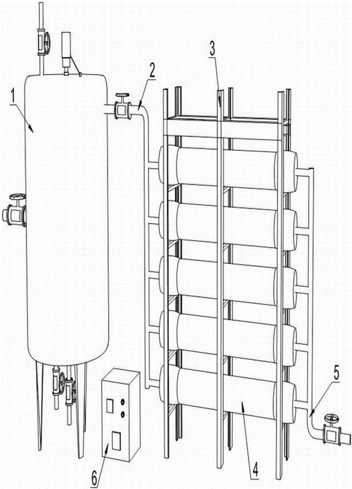 Sewage purification device and purification method based on chemical neutralization method and nanofiltration technology