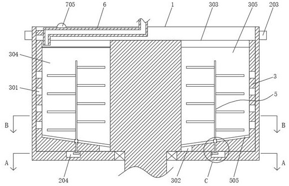 Municipal sewage treatment on-line monitoring water supply and drainage device