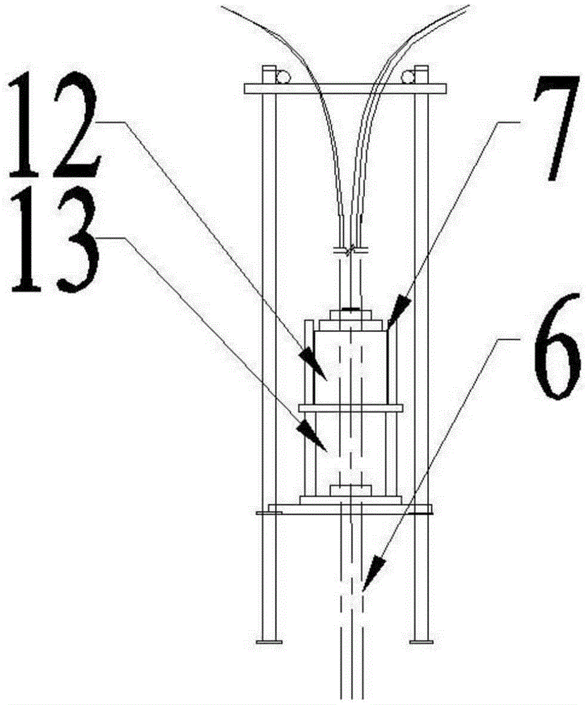 Integral lowering and removing system of span box girders based on bridge deck support and construction method of integral lowering and removing system