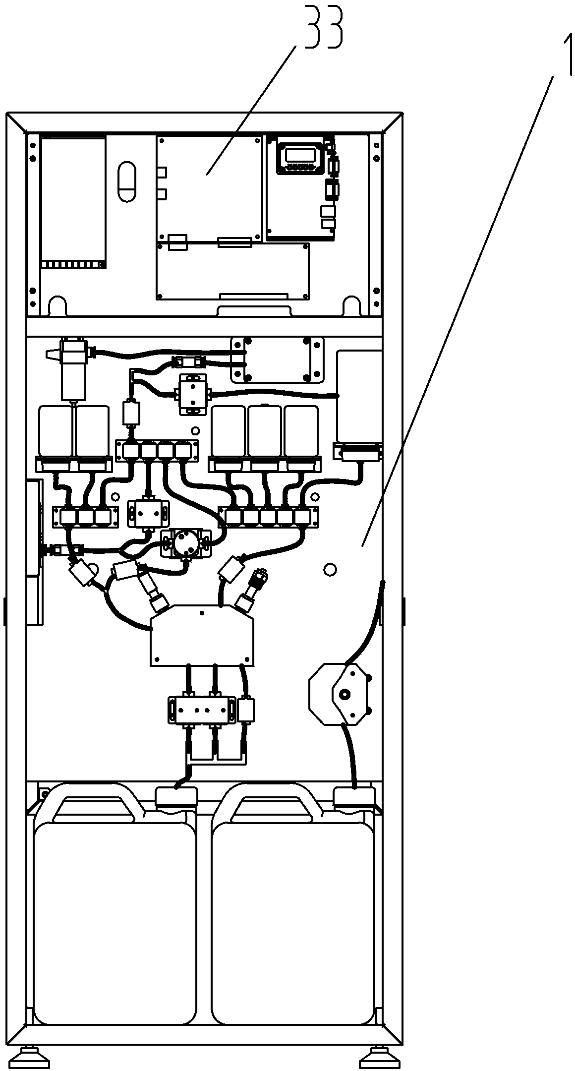 Indoor analysis meter for precipitation sample