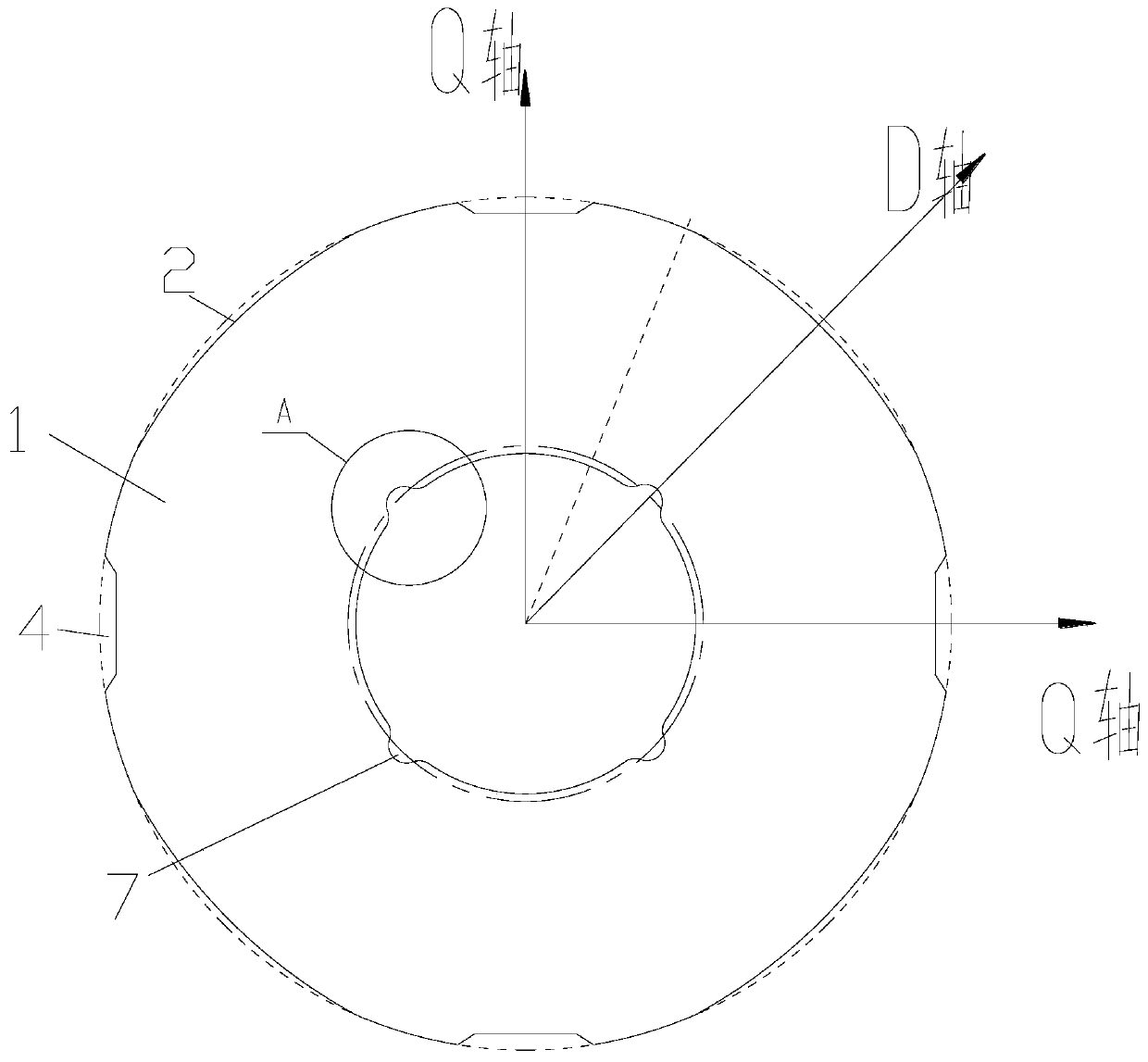 Motor rotor and synchronous reluctance motor