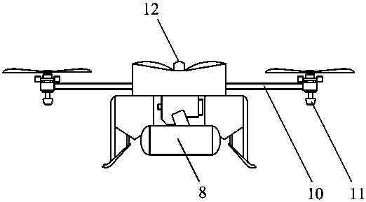 Petrol-electric hybrid plant protection unmanned aerial vehicle capable of adding water only instead of pesticide