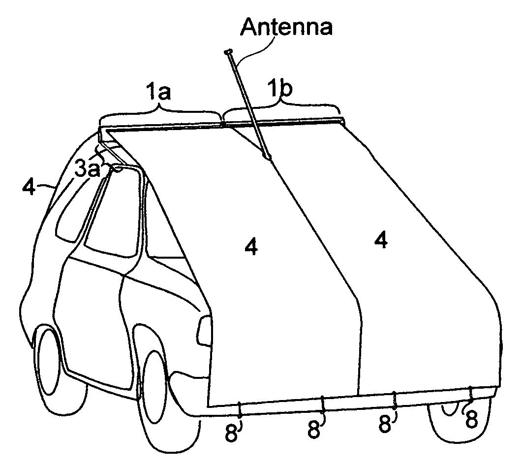 Collapsible, portable, easily deployed car cover