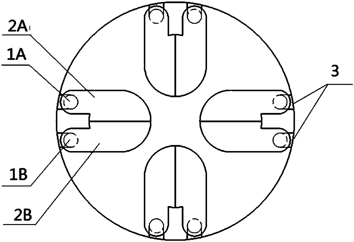 A multi-point film thermocouple structure for fluid dynamic temperature measurement