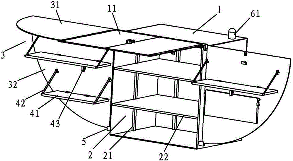 Multifunctional express cargo tank