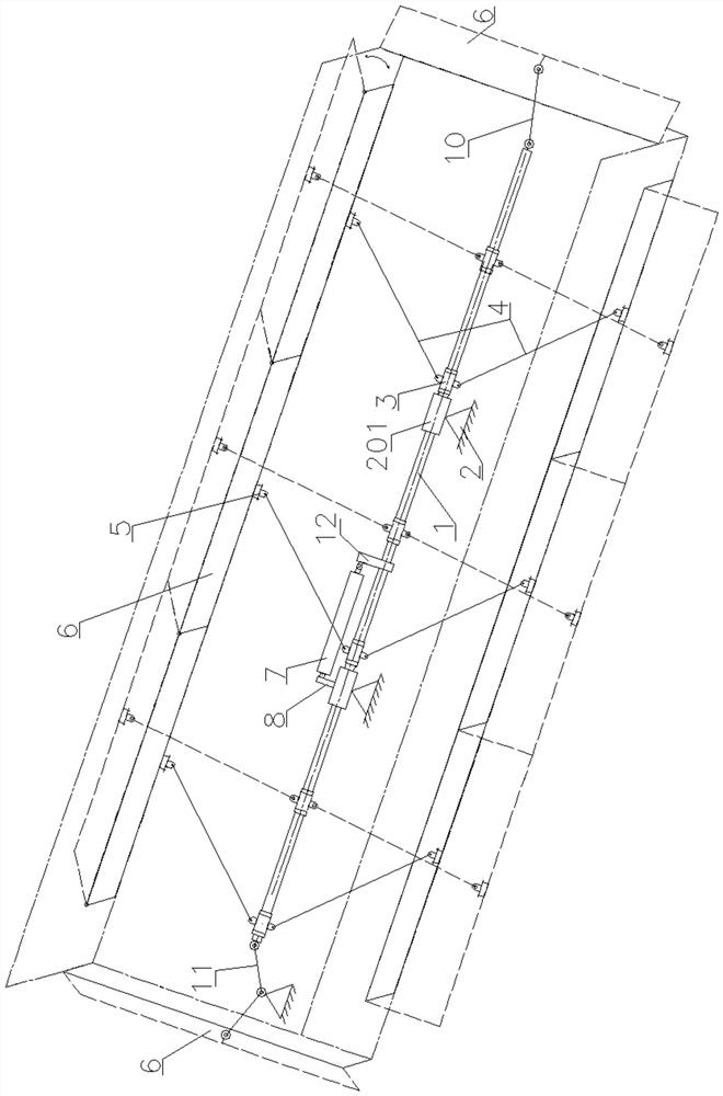 Suspension window opening and closing control device