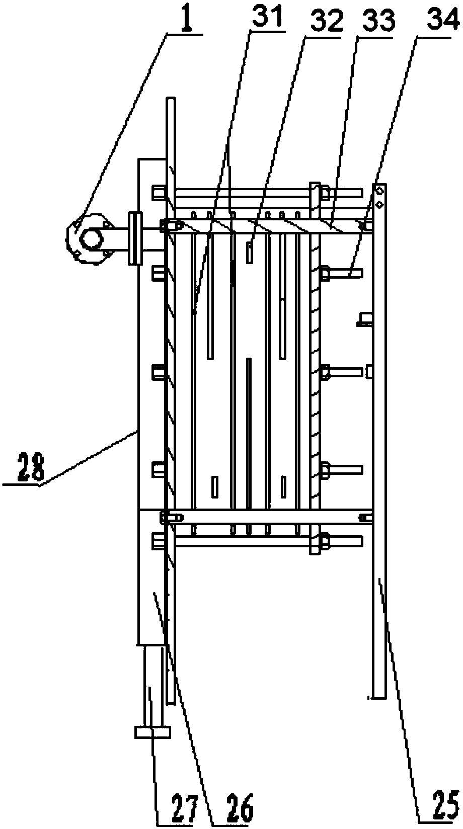 A two-effect plate distillation desalination device