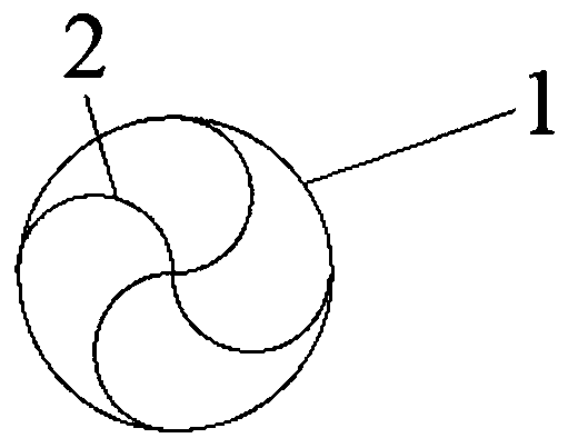 Optimal design method of curved bar periodic structure based on band gap