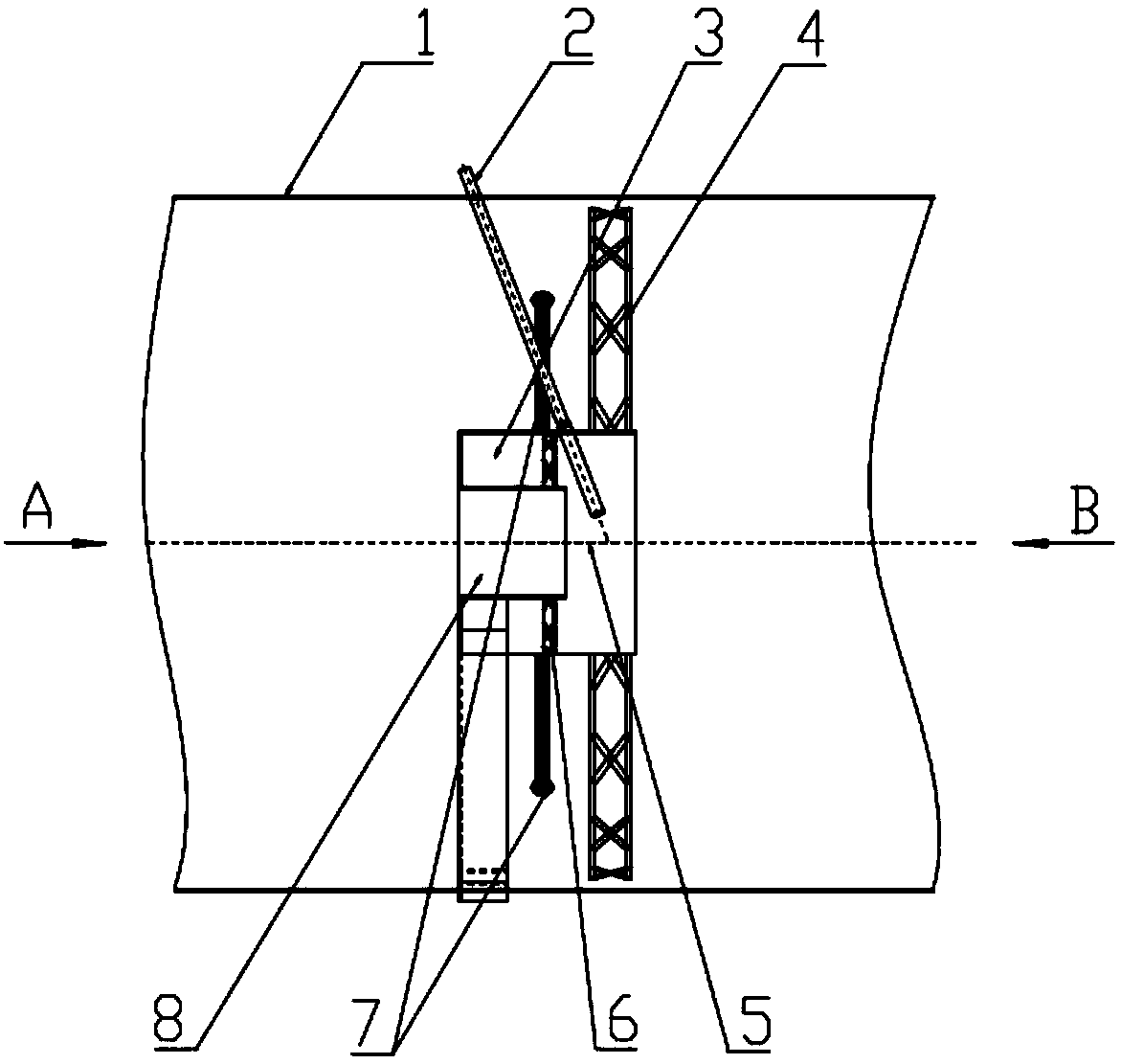 Pipeline smoke heating device