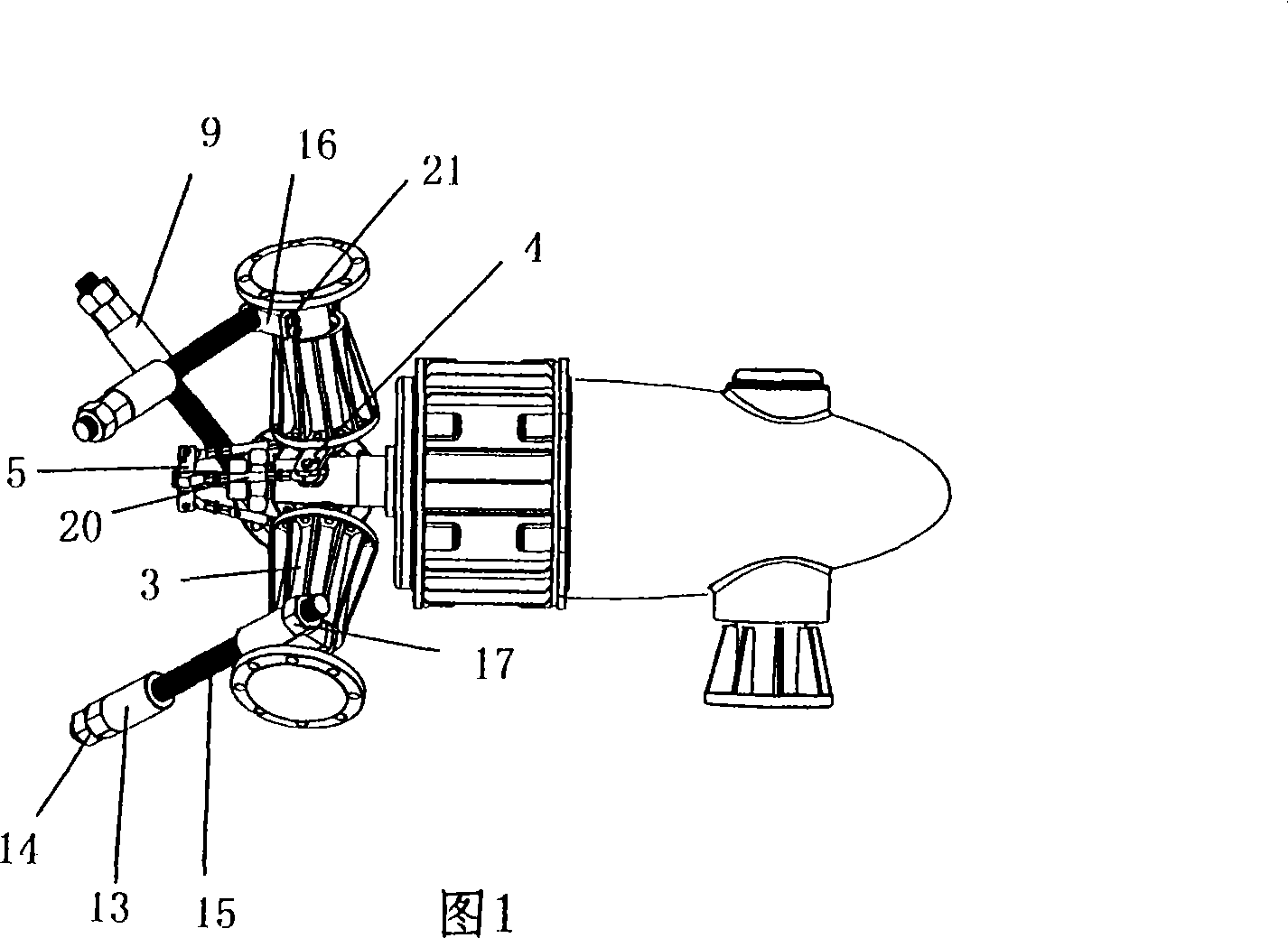 Passive paddle changing wind power generator