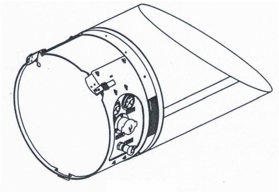 Liquefied natural gas welding heat insulation gas cylinder valve box protection cover for motor vehicle