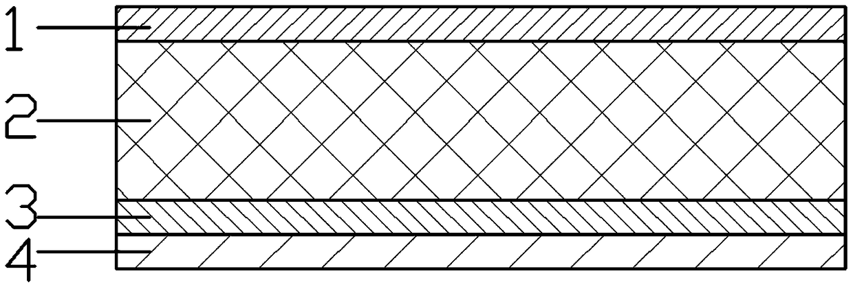 A secondary etching double-sided circuit board structure and its production process