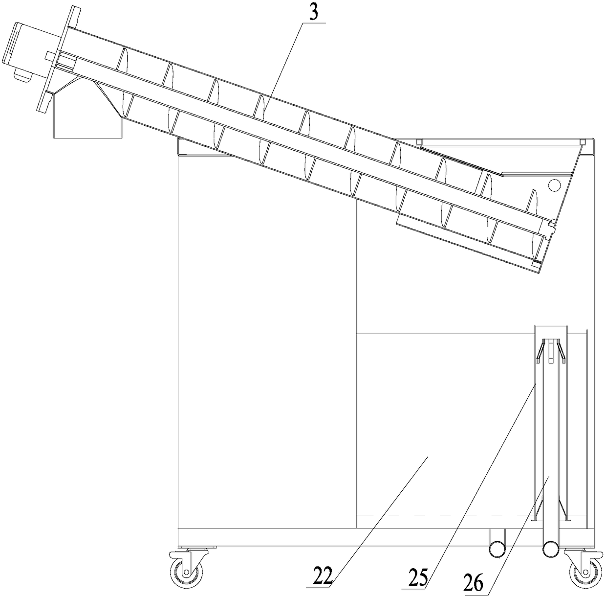 Runner deodorization system of kitchen waste separation equipment and the separation equipment