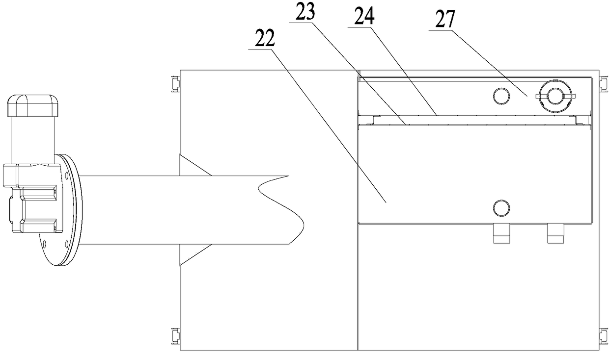 Runner deodorization system of kitchen waste separation equipment and the separation equipment