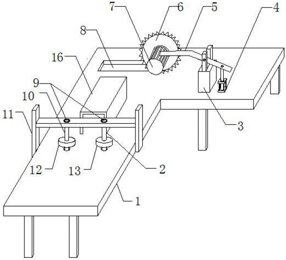 A copper cutting device