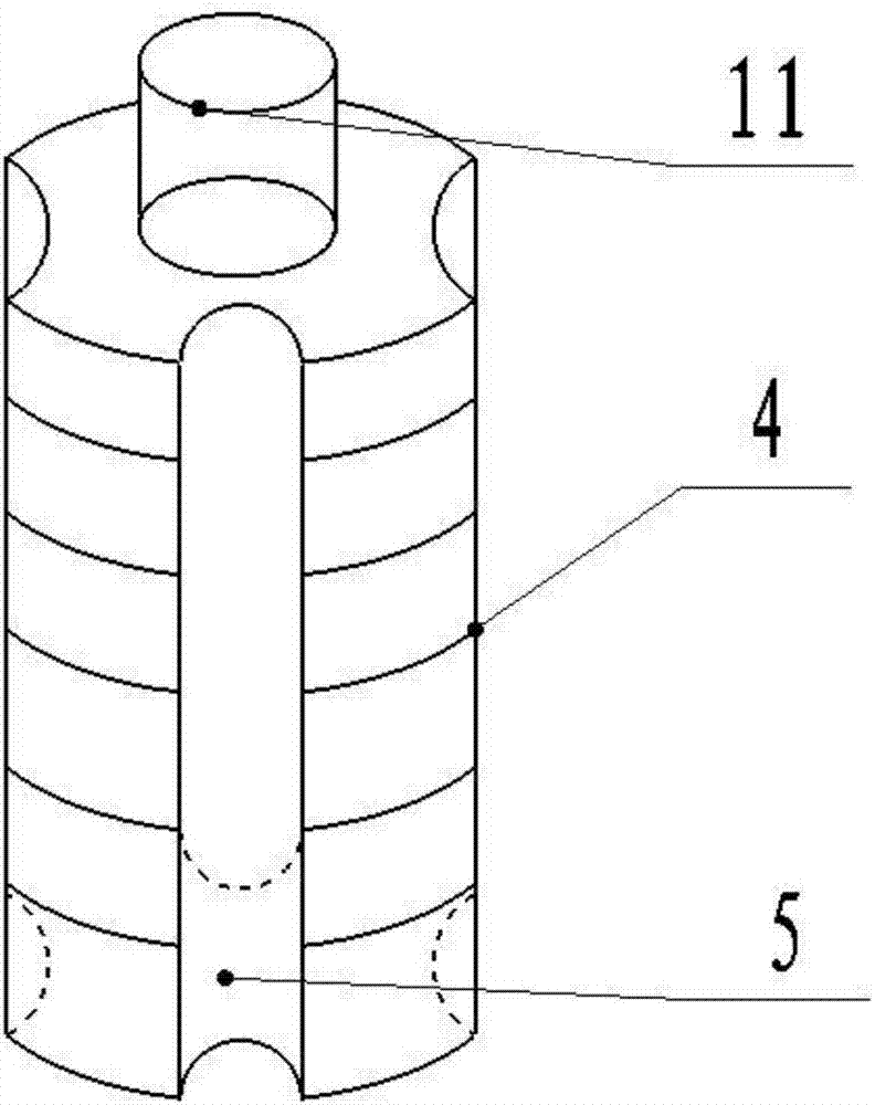 Method for collecting and storing network cables in combined mode