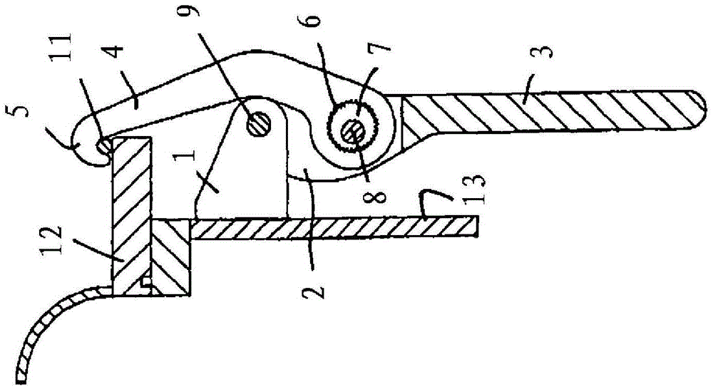 Toggle-lever tension lock