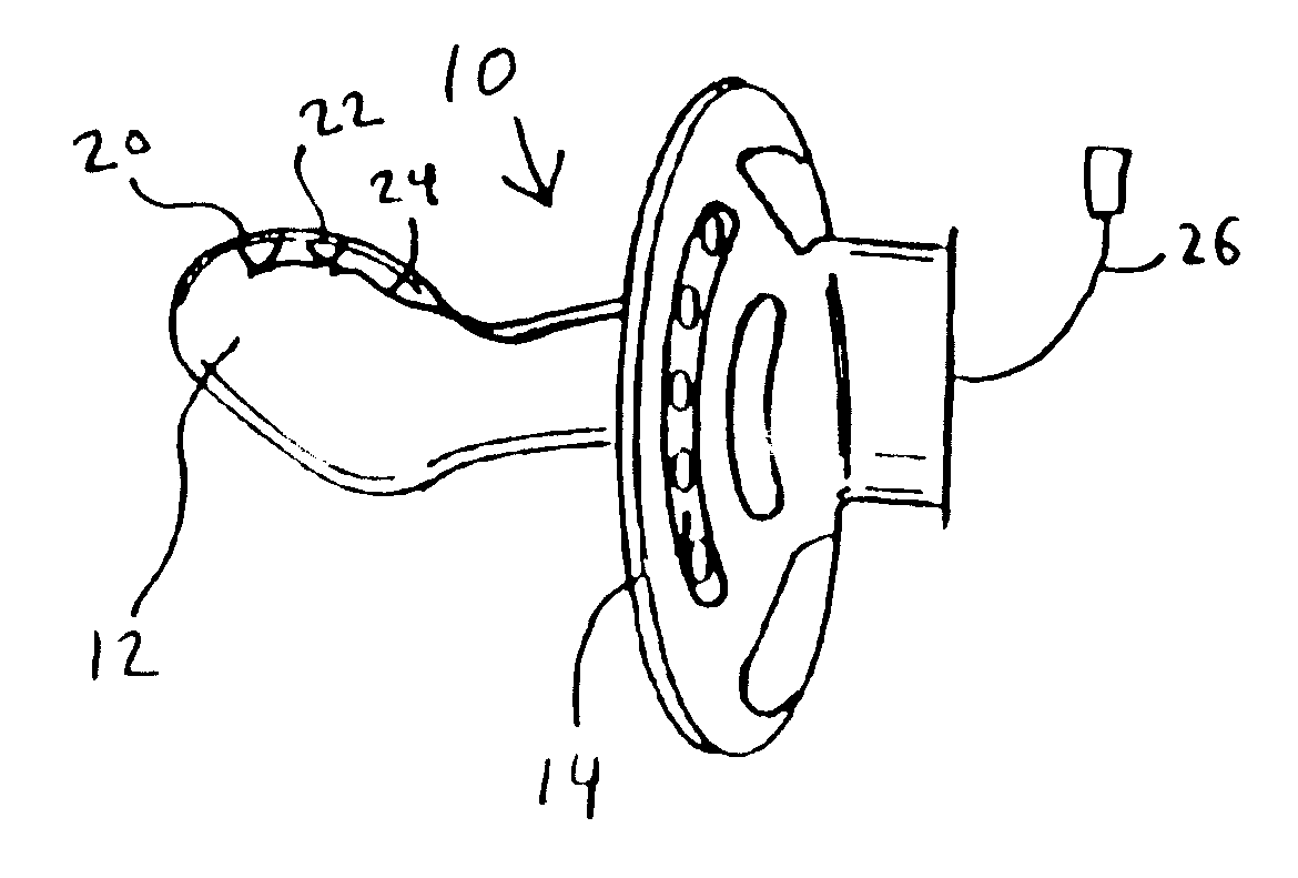 Pacifier pulse oximeter sensor