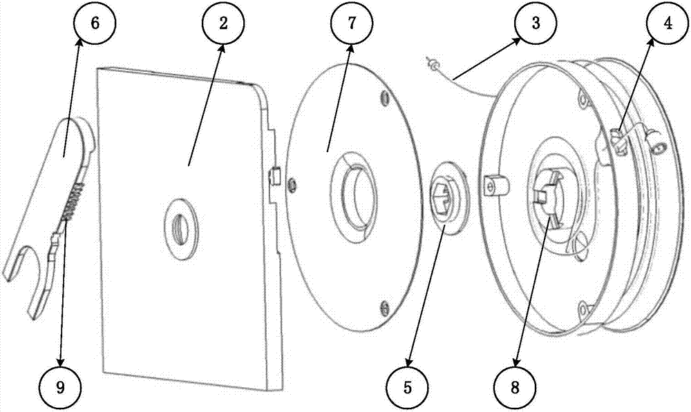 Instrument for ship vibration impact site test and cable integration device