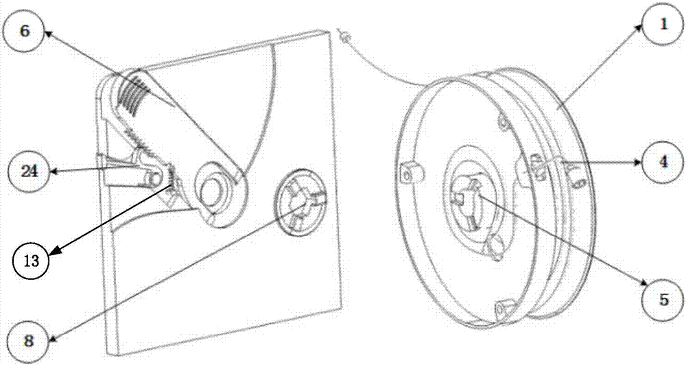 Instrument for ship vibration impact site test and cable integration device