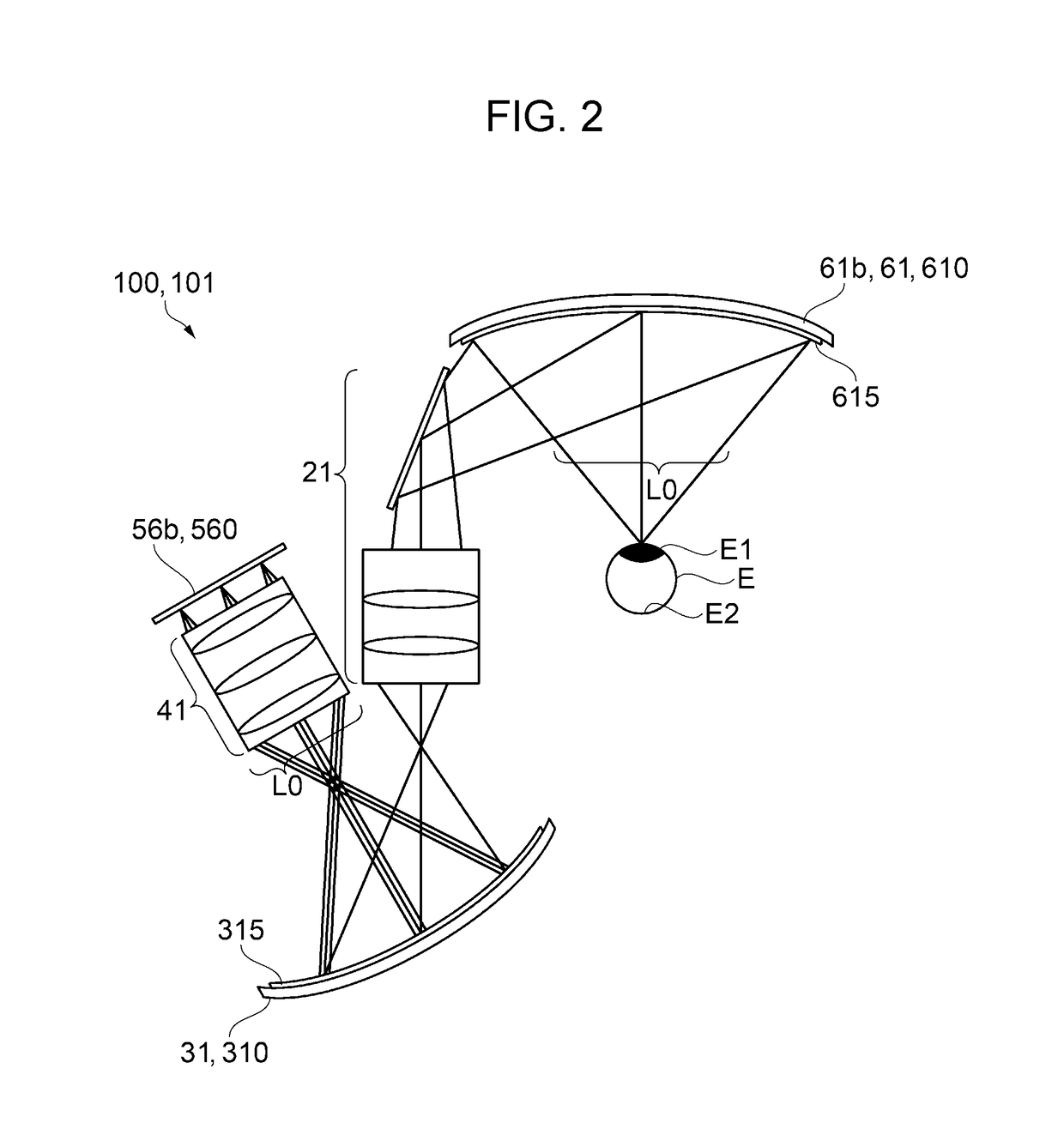 Image display device and light guiding device