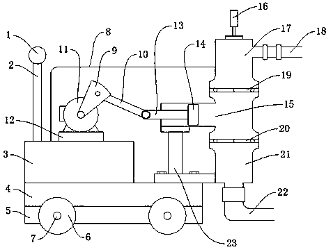 Grouting equipment used for manufacturing of cement prefabricated components