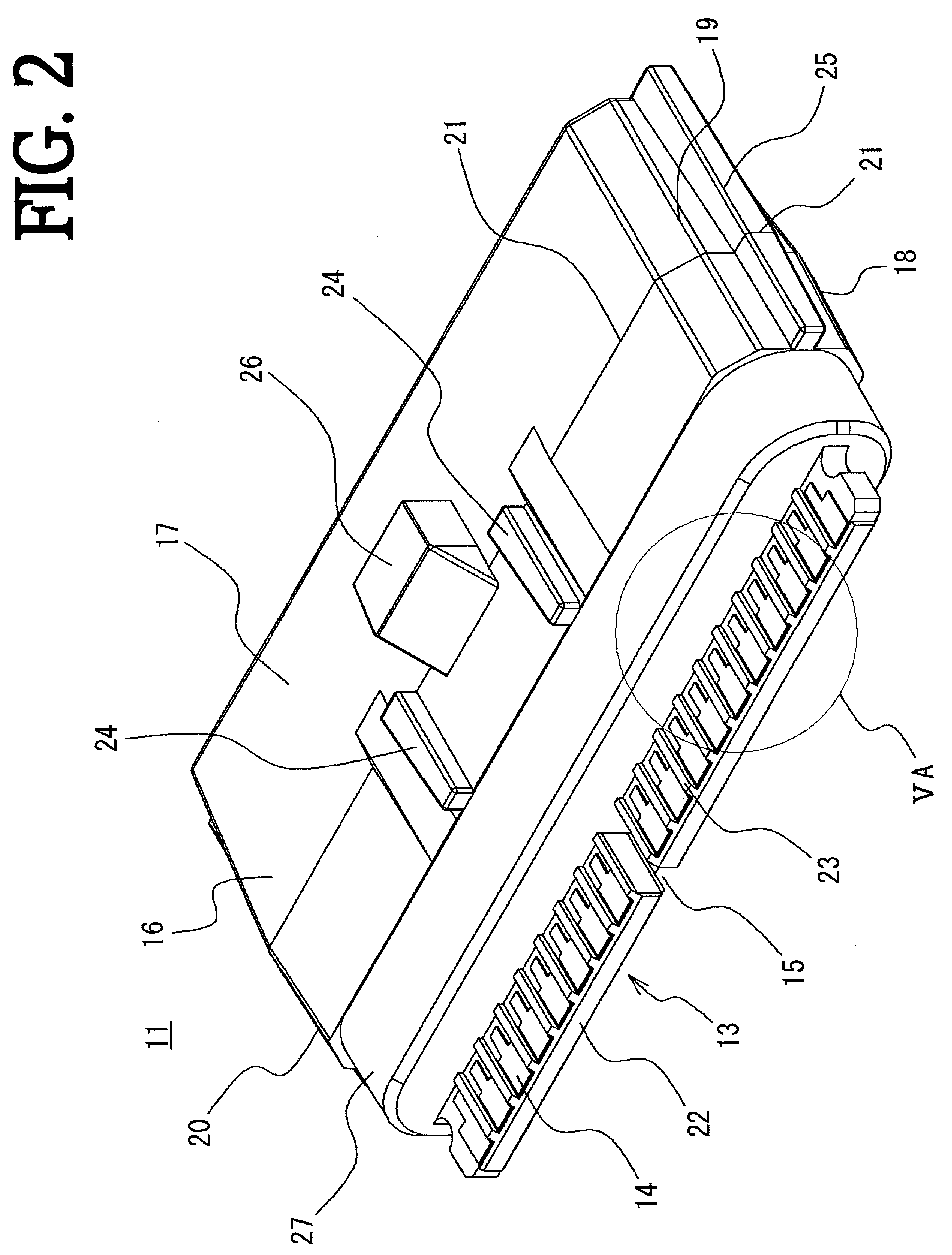 Card member, card edge connector, and method for manufacturing card member