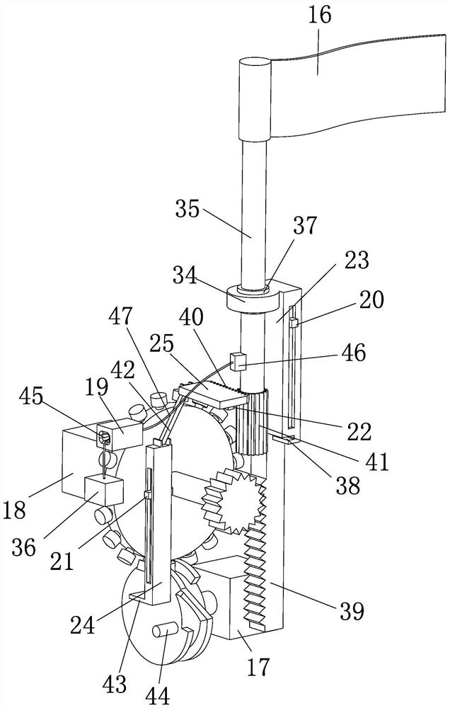 A seedling packing machine