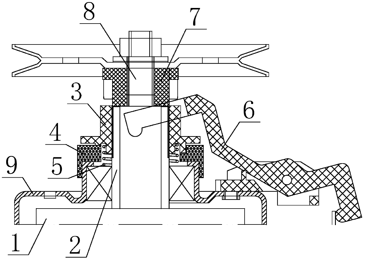 A locking device, its clutch and washing machine