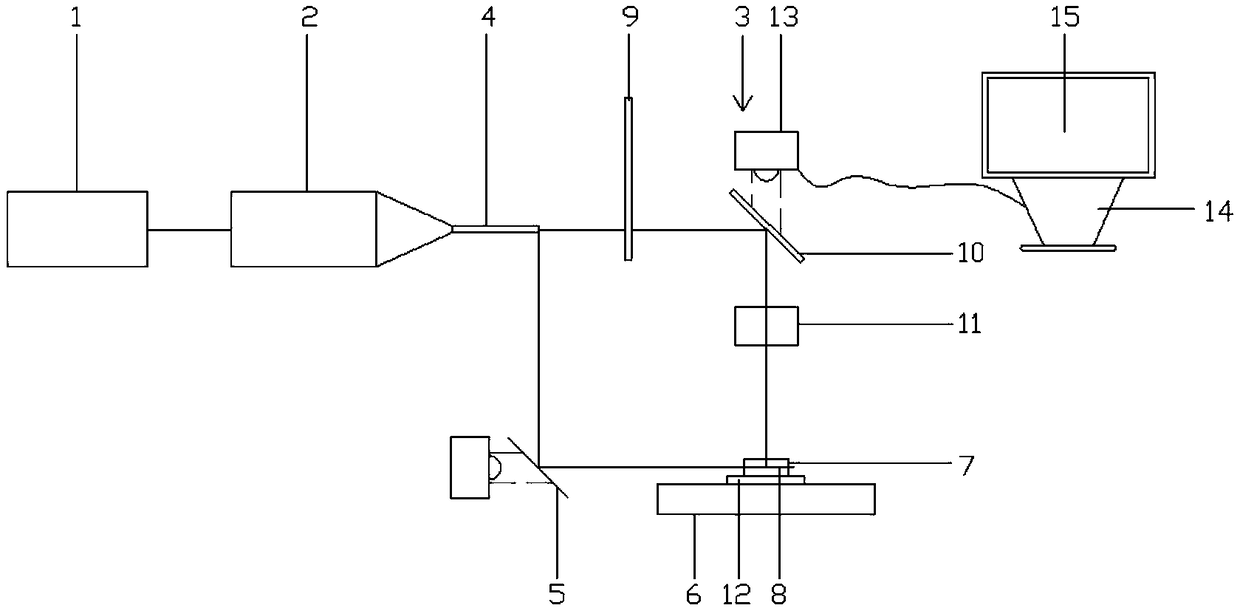 Optical tweezer device with adjustable beam intensity