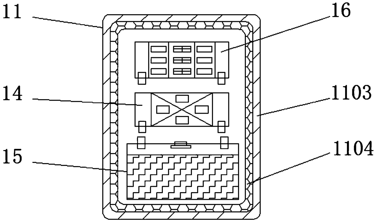 Food raw material processing and stirring device