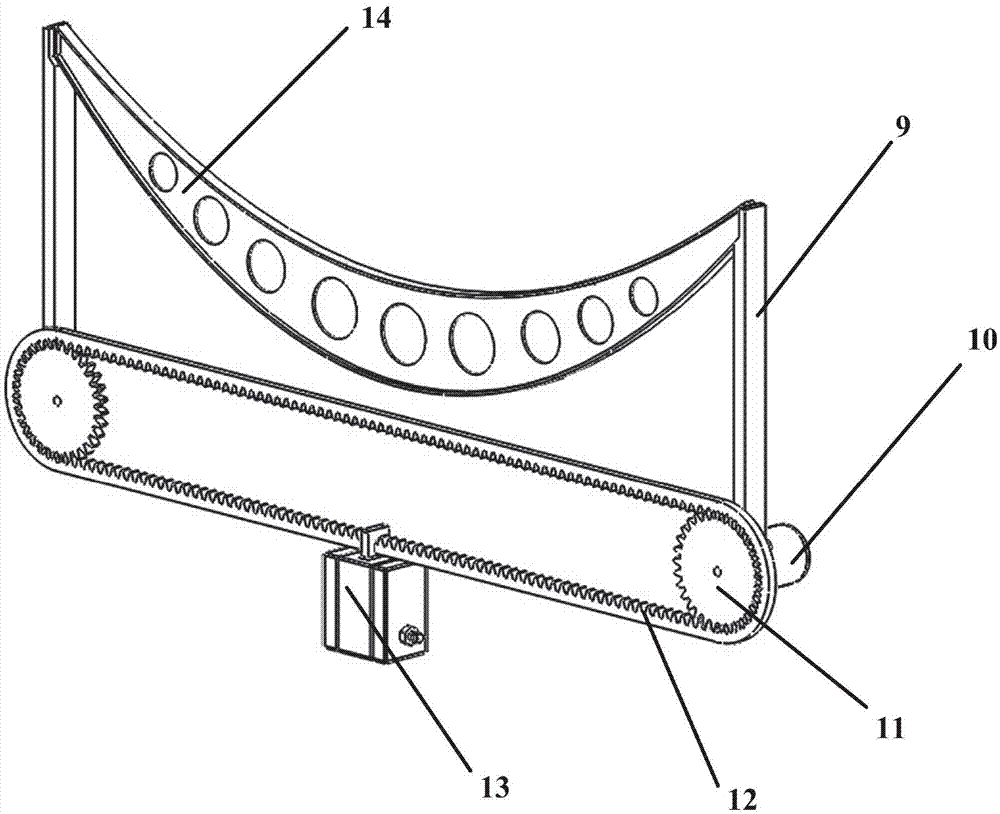 Self-adaptive torque compensation device and working method of trough-type solar collector