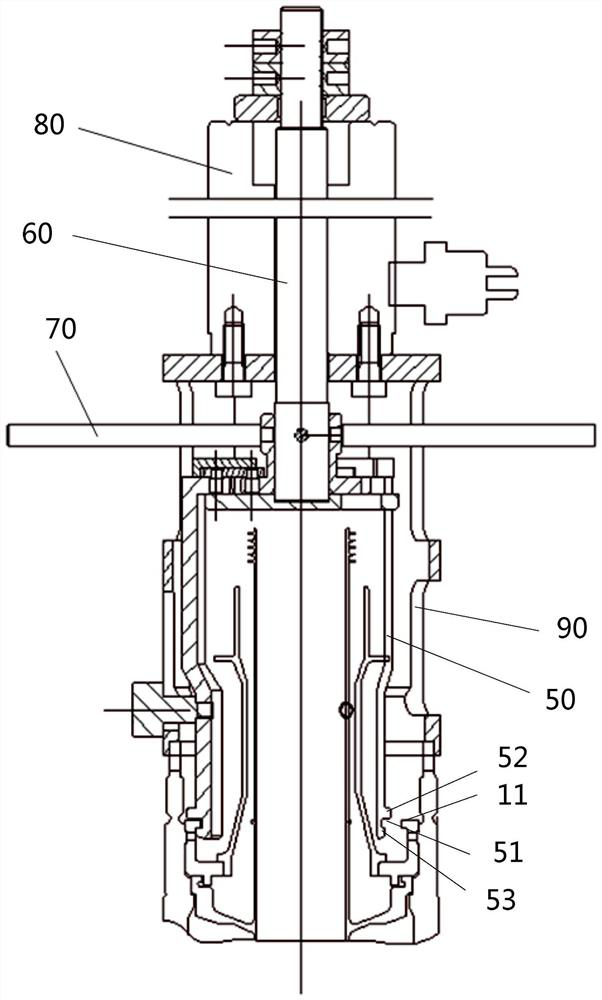 Sealing element mounting and dismounting tool