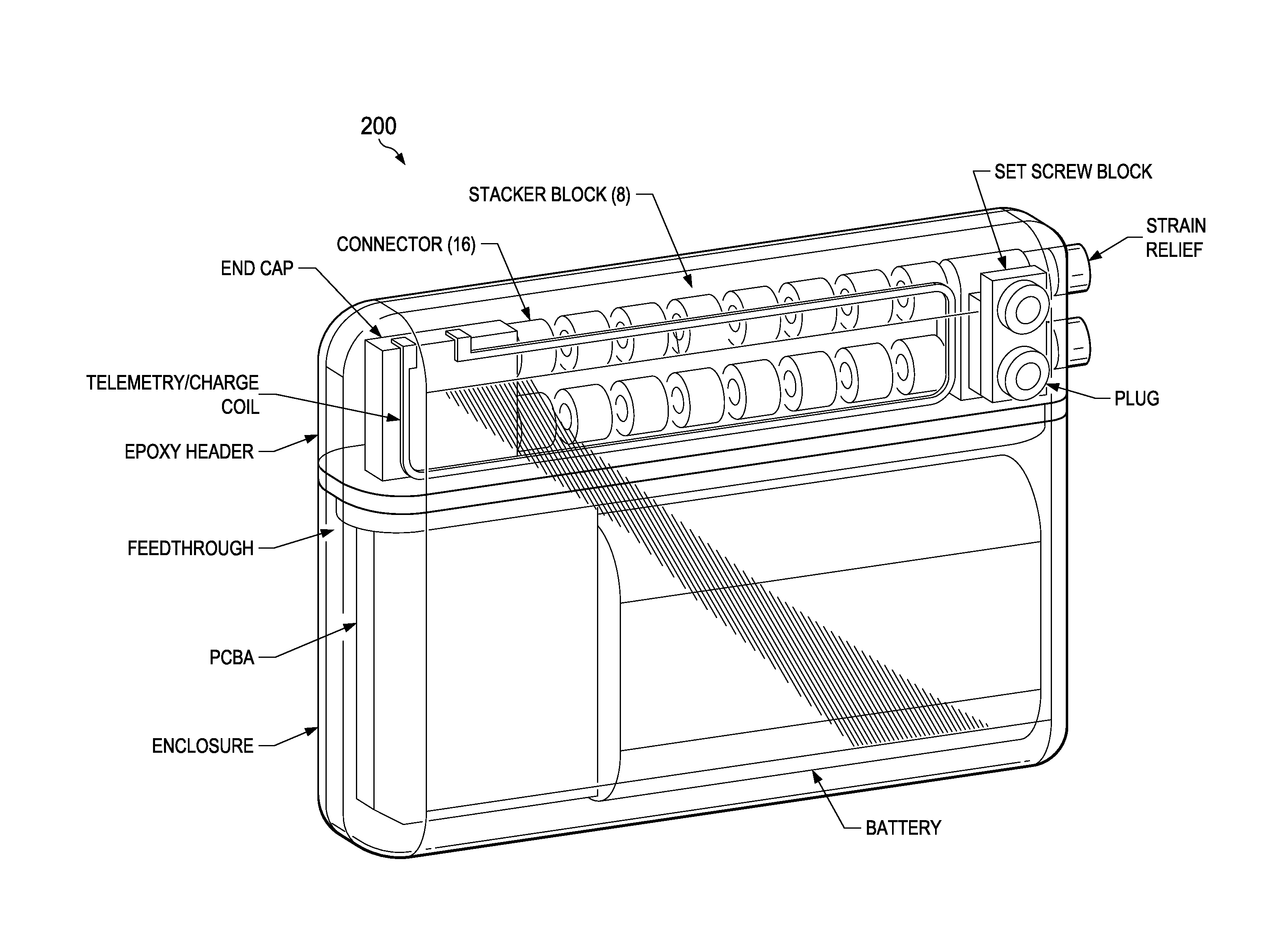 Circuit for discriminating between battery charging signals and RF telemetry signals received by a single coil in an implantable medical device