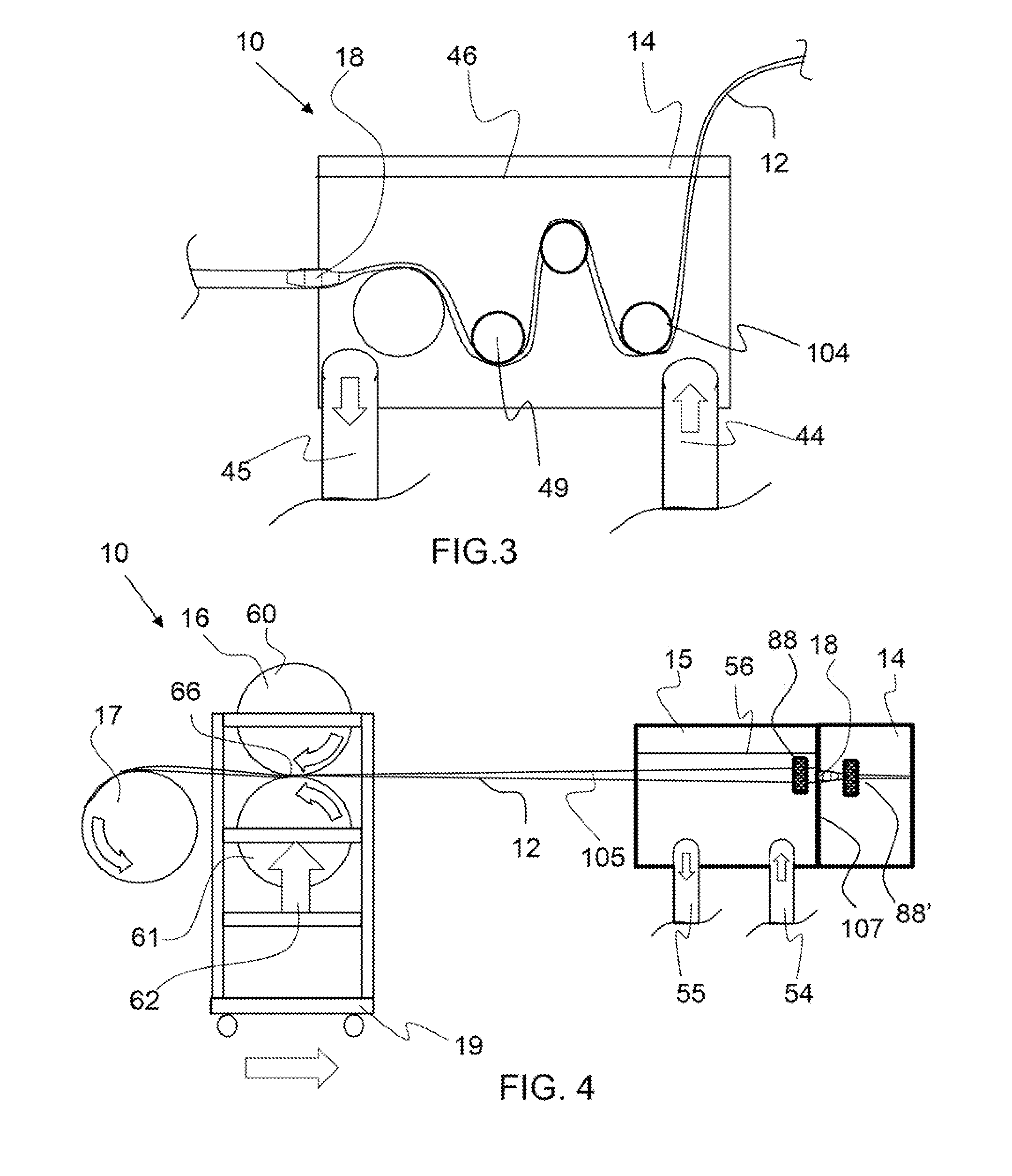 Heat-shrink tubing process apparatus and method of making heat-shrink tubing