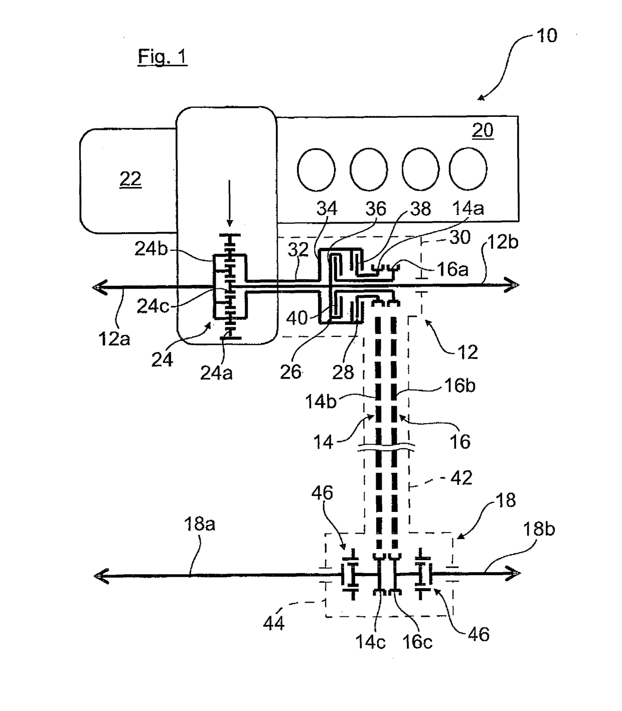 Drive device for all-wheel-drive motor vehicles