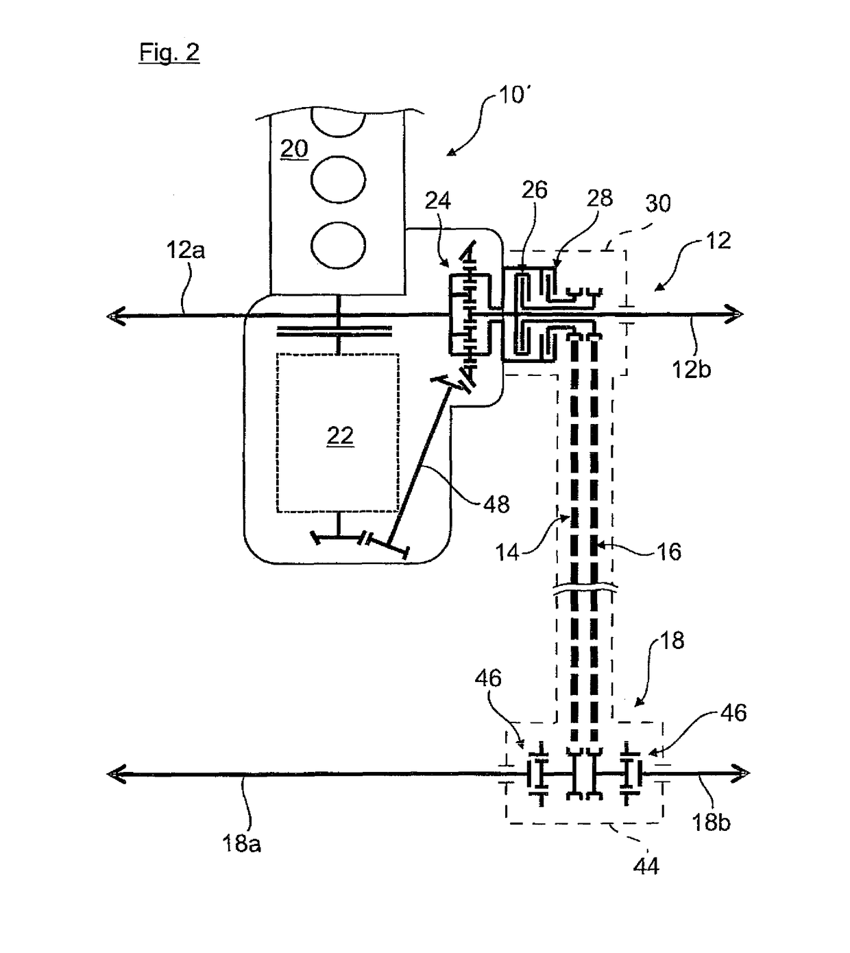 Drive device for all-wheel-drive motor vehicles
