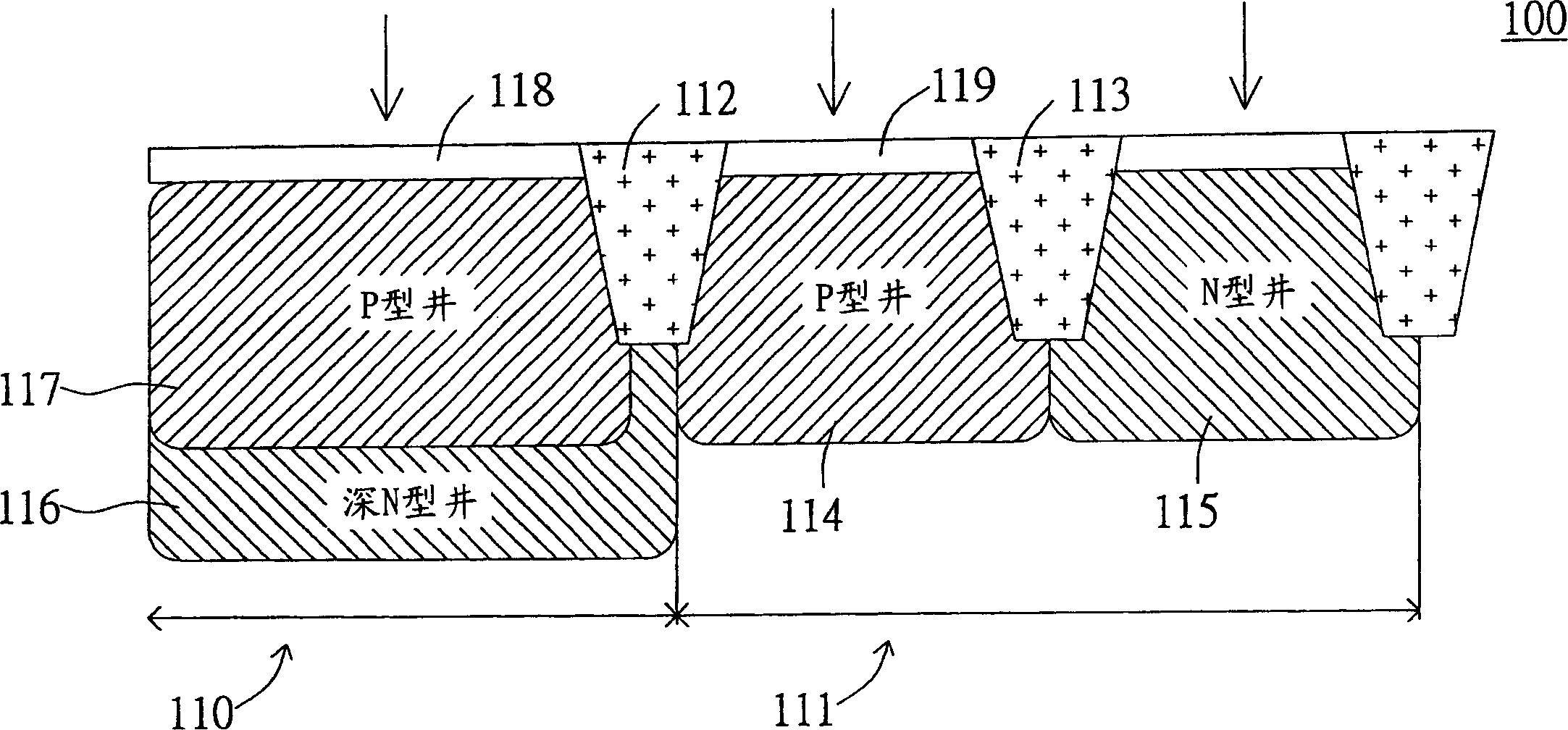 Method for manufacturing imbedded non-volatile memory with sacrificed layer