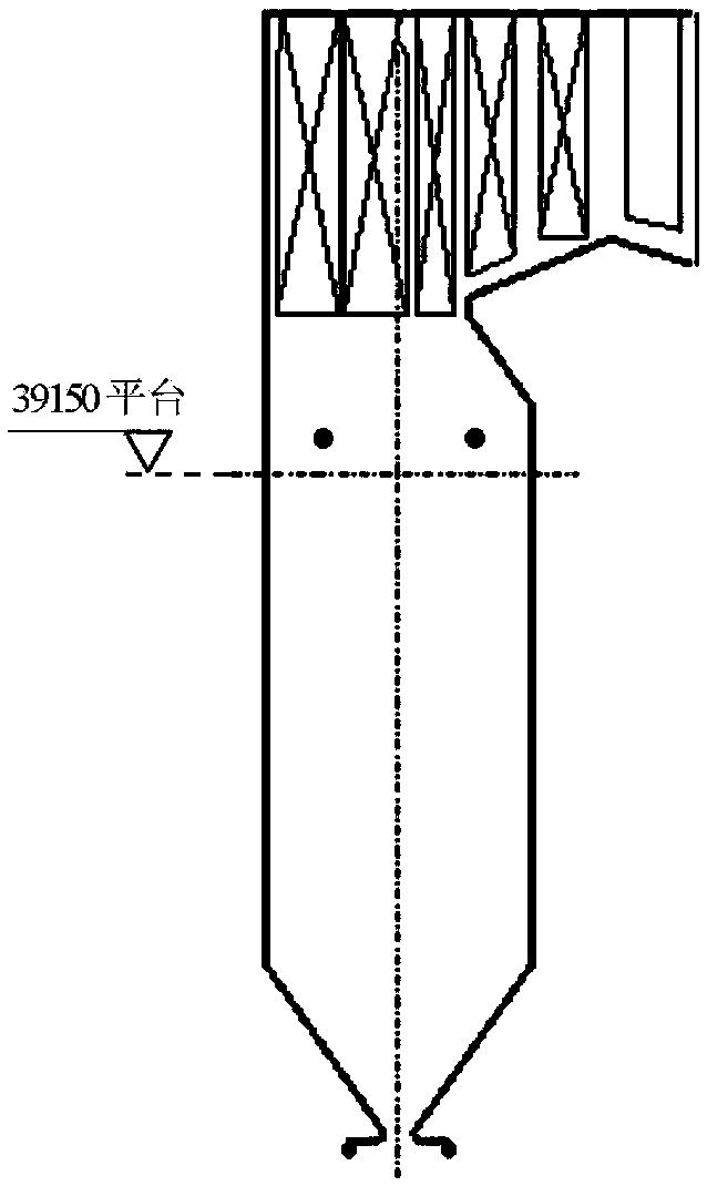 Method and device for measuring boiler hearth ash fouling coefficient online