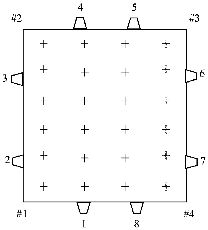 Method and device for measuring boiler hearth ash fouling coefficient online