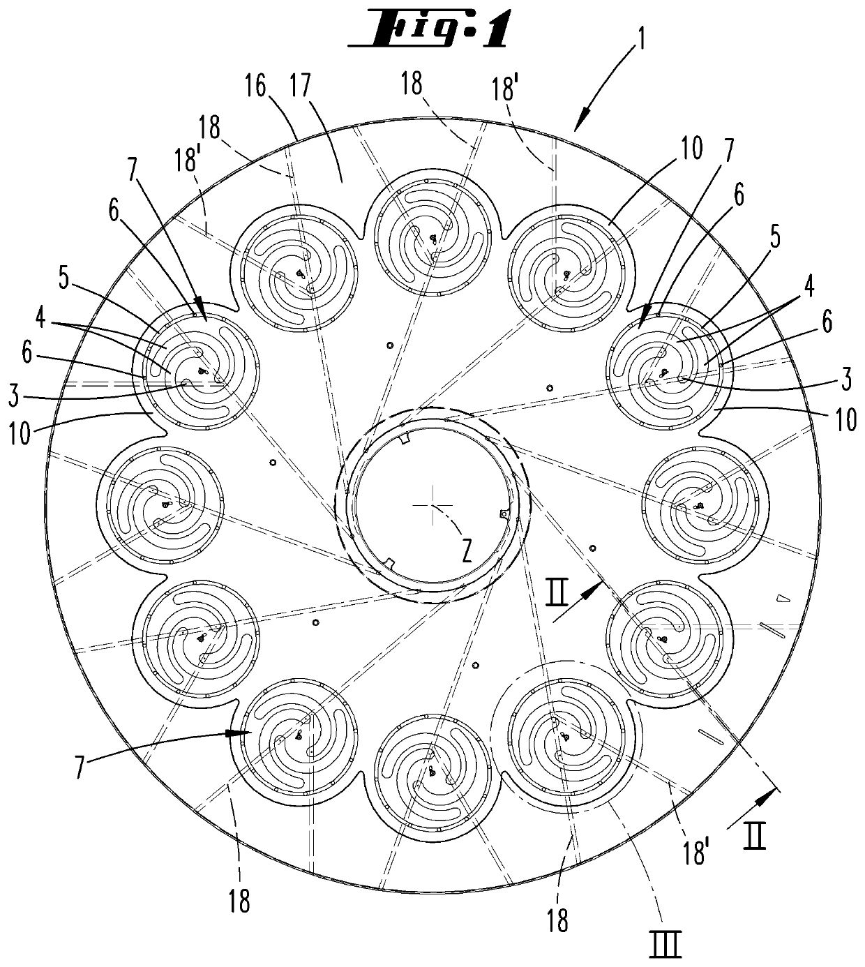 Susceptor of a CVD reactor